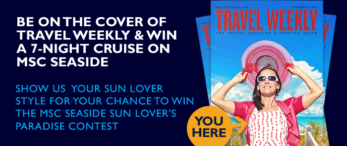 BE ON THE COVER OF TRAVEL WEEKLY